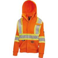 Chandail lourd avec capuchon, Femmes, T-petit, Orange haute visibilit&eacute; Maritime Industrial Rubber