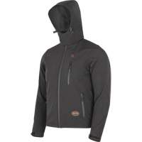 Veste chauffante Softshell, Hommes, Petit, Noir Maritime Industrial Rubber