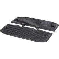 Speed Hump End Caps, Rubber, 3' L x 20" W x 2" H Maritime Industrial Rubber