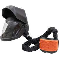 Visi&egrave;re rabattable PEAKAIR DEFENDER & ensemble de souffleur X90VX, Respirateur &agrave; masque/Masque de soudage, Pile Lithium-ion Maritime Industrial Rubber