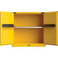 Utili-Guard+ Flammable Safety Cabinet, 30 gal., 1 Door, 43" W x 44" H x 22" D Maritime Industrial Rubber