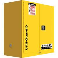 Utili-Guard+ Flammable Safety Cabinet, 30 gal., 1 Door, 43" W x 44" H x 22" D Maritime Industrial Rubber