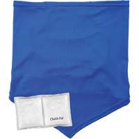 Cache-cou/bandana de refroidissement Chill-Its 6482 avec sachet r&eacute;frig&eacute;rant &agrave; changement de phase r&eacute;utilisable, petit/moyen, Bleu Maritime Industrial Rubber