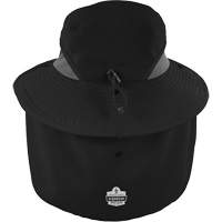 Chapeau de garde forestier 8934 Chill-Its avec prot&egrave;ge-nuque, petit/moyen, Noir Maritime Industrial Rubber