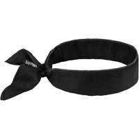 Bandeau de refroidissement Chill-Its 6702 avec polym&egrave;res int&eacute;gr&eacute;s et fermeture &agrave; nouer, Noir Maritime Industrial Rubber