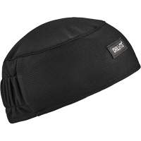 Calotte haute performance avec bandeau en &eacute;pong&eacute; Chill-Its 6630, Noir Maritime Industrial Rubber