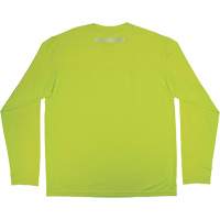 Chemise de refroidissement &agrave; manches longues avec protection solaire et UV Chill-Its 6689, Jaune lime haute visibilit&eacute;, Petit Maritime Industrial Rubber