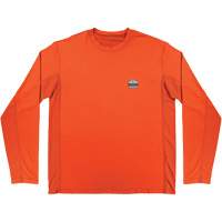 Chemise de refroidissement &agrave; manches longues avec protection solaire et UV Chill-Its 6689, Orange, Petit Maritime Industrial Rubber