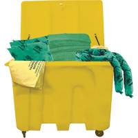 Trousse de d&eacute;versements de produits chimiques pour camion SPC HazWik, Mati&egrave;res dangereuses, Bac, Absorbance de 160 gal. US Maritime Industrial Rubber