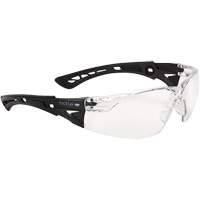 Lunettes de s&eacute;curit&eacute; Rush + Petit BSSI, Lentille Transparent, Antibu&eacute;e/Anti-&eacute;gratignures, ANSI Z87+ Maritime Industrial Rubber