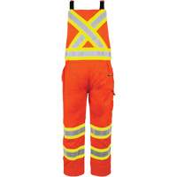High-Visibility Unlined Overalls, X-Small, High Visibility Orange Maritime Industrial Rubber