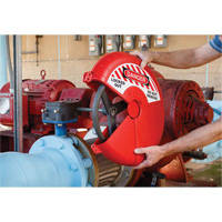 Collapsible Gate Valve Lockout Device, Wheel Type Maritime Industrial Rubber