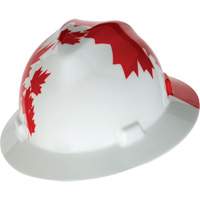Casque de protection V-Gard &agrave; fentes s&eacute;rie Canadian Freedom, Suspension Rochet, Non ventil&eacute; Maritime Industrial Rubber