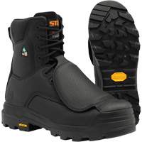 Bottes de travail Vulcan avec protecteur m&eacute;tatarsien &agrave; l'ext&eacute;rieur, Cuir, Taille 5, Imperm&eacute;able Maritime Industrial Rubber