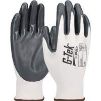 Gants en tricot sans couture G-Tek &eacute;conomiques, T-petit, R&ecirc;vetement Nitrile, Calibre 13, Enveloppe en Nylon Maritime Industrial Rubber