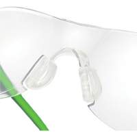 Adapt Lite Grey/Green Safety Glasses, Clear Lens, Anti-Fog/Anti-Scratch, ANSI Z87+/Meets/Exceeds CSA Z94.3 Maritime Industrial Rubber