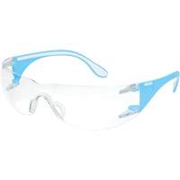 Adapt Lite Blue/White Safety Glasses, Clear Lens, Anti-Fog/Anti-Scratch, ANSI Z87+/Meets/Exceeds CSA Z94.3 Maritime Industrial Rubber