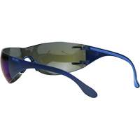 Adapt Lite Safety Glasses, Blue Mirror Lens, Anti-Fog/Anti-Scratch, ANSI Z87+/Meets/Exceeds CSA Z94.3 Maritime Industrial Rubber
