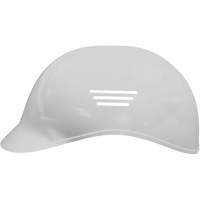 Casque antichocs LIDGUARD avec suspension &agrave; 4 pointe, Suspension &agrave; douille, Blanc Maritime Industrial Rubber