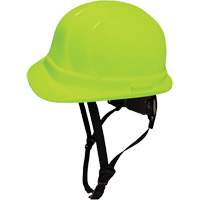 Casque de s&eacute;curit&eacute; de style casquette LIDGUARD avec mentonni&egrave;re, R&eacute;pond aux normes CSA type 1, Suspension Rochet, Ventil&eacute; Maritime Industrial Rubber