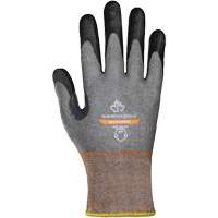 Dexterity Pro S21TXUFNRT Ultra-Thin Gloves, Size 5, 21 Gauge, Foam Nitrile Coated, Nylon/TenActiv Shell, ASTM ANSI Level A9 Maritime Industrial Rubber