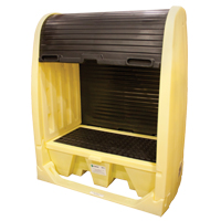 Couvercle dur pour baril et Spillpallet a/drain, 60" lo x 37" la x 72" h, Capacit&eacute; de charge 2000 lb Maritime Industrial Rubber