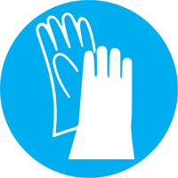 &eacute;tiquettes avec pictogramme Right to Know - Bottes, Vinyle, Feuille, 5/8" lo x 3/4" la Maritime Industrial Rubber