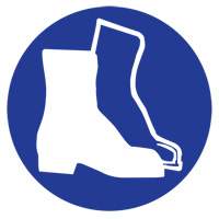&eacute;tiquettes avec pictogramme Right to Know - Bottes, Vinyle, Feuille, 1" lo x 1-1/8" la Maritime Industrial Rubber