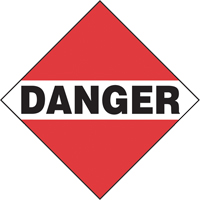 Danger Mixed Load TDG Placard, Adhesive Vinyl Maritime Industrial Rubber