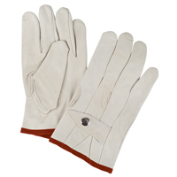 Gants de cordeur d'usage standard, Petit, Paume Cuir fleur de vache Maritime Industrial Rubber