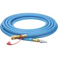 3M Series Loose Fitting Facepieces with Supplied Air-SUPPLIED AIR HOSES, Coiled High Pressure, 100' Maritime Industrial Rubber