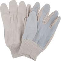 Standard-Duty Work Gloves, Large, Split Cowhide Palm Maritime Industrial Rubber