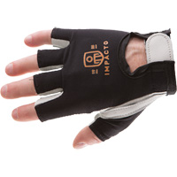 Anti-Impact Left-Hand Glove, Size Small, Goatskin/Split Leather Palm Maritime Industrial Rubber