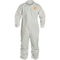 ProShield&reg; 60 Coveralls, Small, White, Microporous Maritime Industrial Rubber