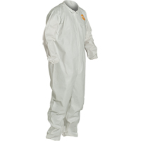 ProShield&reg; 60 Coveralls, Small, White, Microporous Maritime Industrial Rubber
