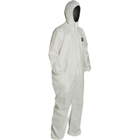 ProShield&reg; 60 Coveralls, Small, White, Microporous Maritime Industrial Rubber