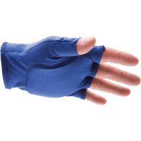 Anti-Impact Fingerless Left-Hand Glove Liner, 6/X-Small, Synthetic Palm, Slip-On Cuff Maritime Industrial Rubber