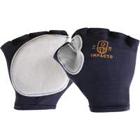 Tool Grip Fingerless Glove with Web Pad - Left, Size X-Small, Suede Palm Maritime Industrial Rubber