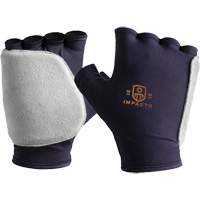 Palm and Side Impact Glove Liner-Left, X-Small, Grain Leather Palm, Slip-On Cuff Maritime Industrial Rubber