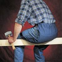 Protecteur de fessier en denim &eacute;pais Maritime Industrial Rubber