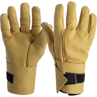 Vibration Protective Air Glove&reg;, Size X-Small, Grain Leather Palm Maritime Industrial Rubber