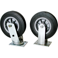 Bacs de manutention extra-grands avec roues de 8", 223 gal. US Capacit&eacute; Maritime Industrial Rubber