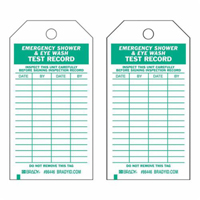 &eacute;tiquettes pour r&eacute;sultats de test, Polyester, 4" la x 7" h, Anglais Maritime Industrial Rubber