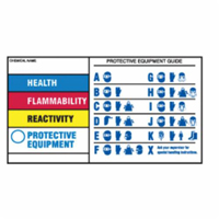 &eacute;tiquettes de protection pour &eacute;quipement, Polyester, Feuille, 5" lo x 3" la Maritime Industrial Rubber