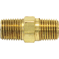 Male Hex Nipple, Brass Maritime Industrial Rubber