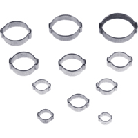 2-Ear Clamps, Max Dia. 0.354 Maritime Industrial Rubber