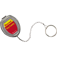 Key Caddy, Stainless Steel, 21" Cable, Belt Clip Attachment Maritime Industrial Rubber