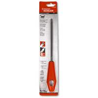 Extra Slim Taper File with Red Handle, Triangle, 6", Single Maritime Industrial Rubber