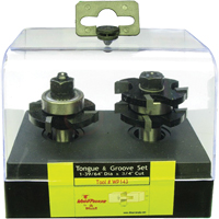 Jeux de fraises &agrave; rainures &amp; languettes &agrave; 4 cannelures Maritime Industrial Rubber