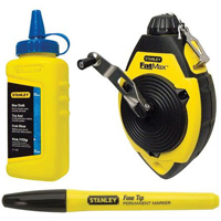 Ensemble de cordeau &agrave; craie Fatmax Maritime Industrial Rubber
